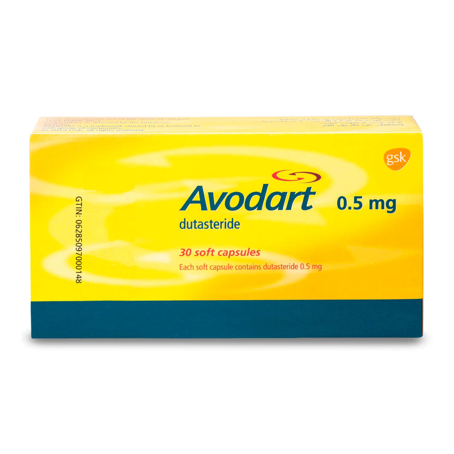 Avodart 0.5 mg 30 Capsules
