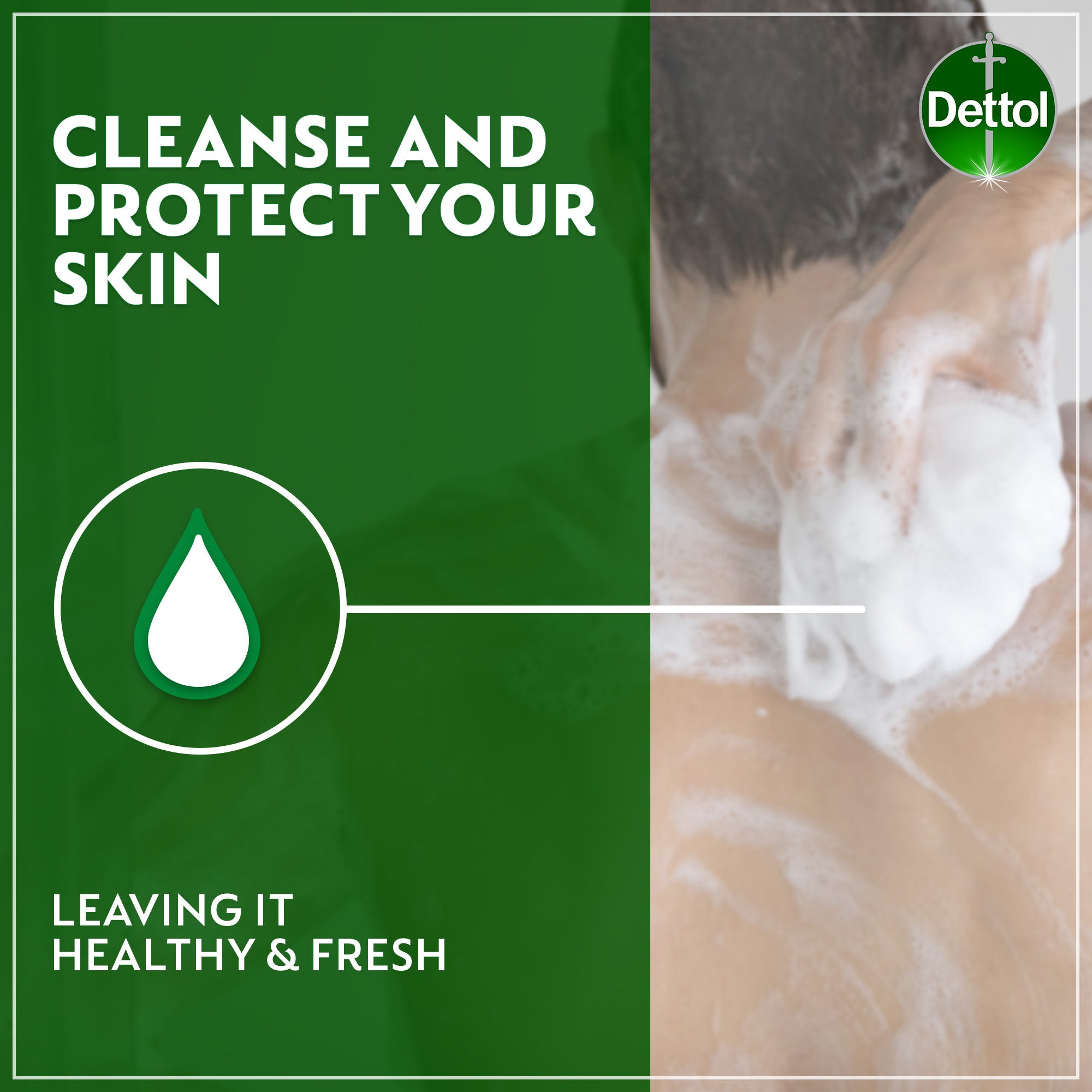 Dettol Skincare Bathing Soap, Rose & Sakura Blossom Scent, 165g