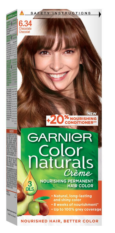 GARNIER COLOR CREAM COLOR NATURALS CREME 6.34 40ML - Chocolate