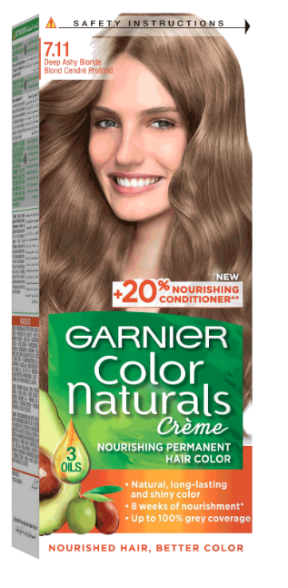 GARNIER COLOR CREME NATURAL 7.11 DEEP ASHY BLONDE 40ML
