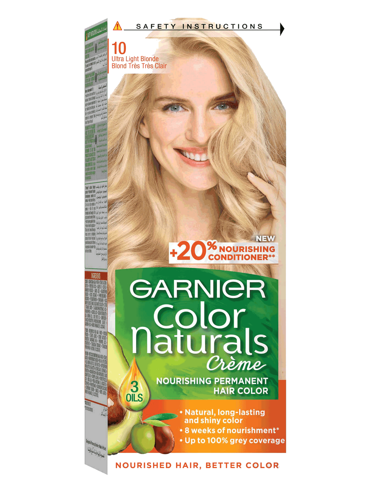 ARNIER COLOR CREAM COLOR NATURALS 10 60ML - Ultra Light Blonde