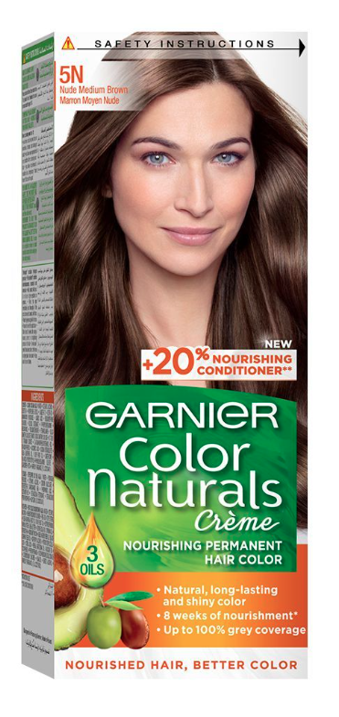 GARNIER COLOR NATURAL CREAM 5N - Nude Medium Brown