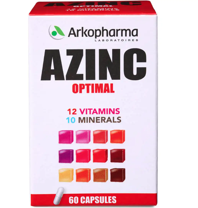 Arkopharma Azinc Vitamins + Minerals 60 Capsules
