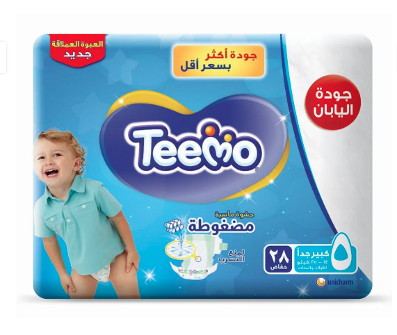 Teemo no 5 Junior 28 Diapers