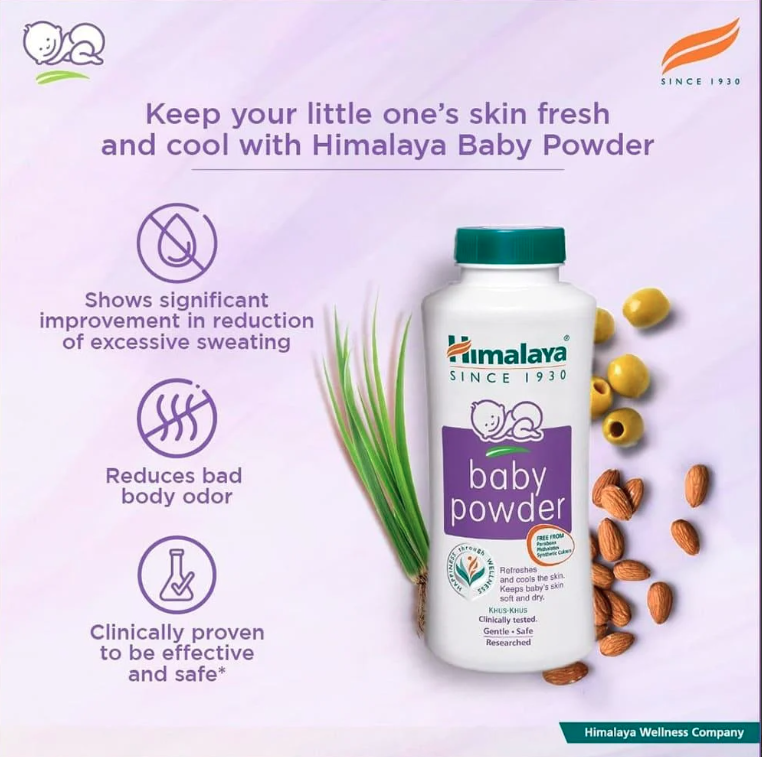 HIMALAYA BABY POWDER 425gm